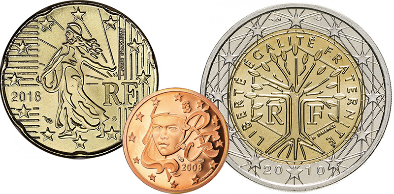 монеты Франции - аверс