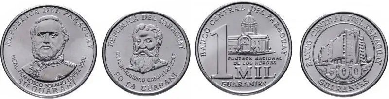 монеты Парагвая