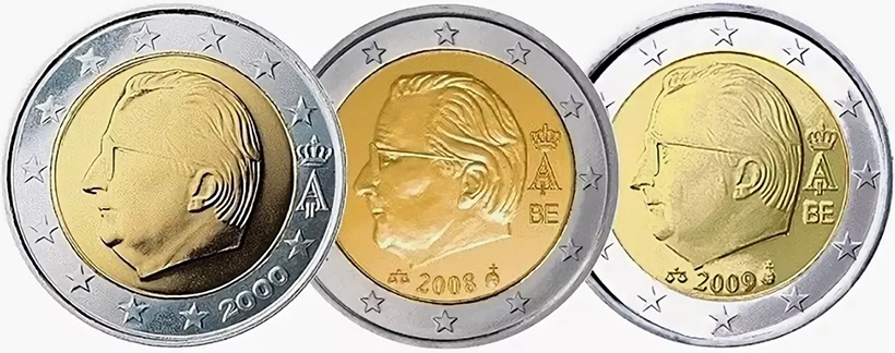 2 евро Бельгии