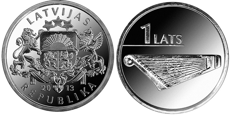 Монета Латвии