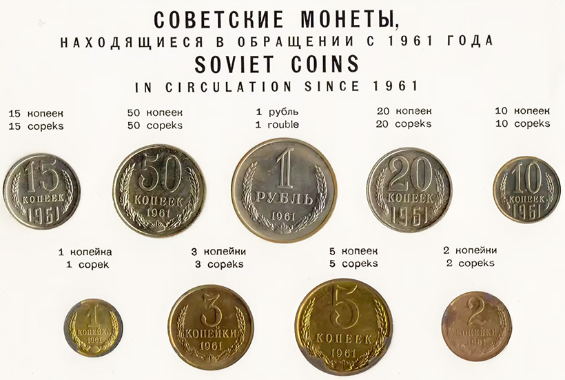 Монеты 1961 года