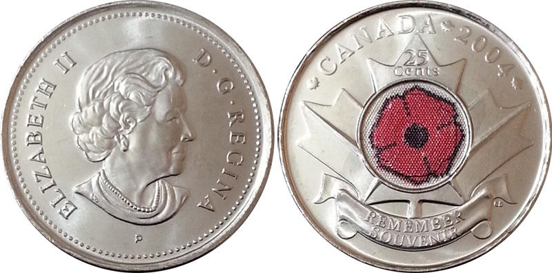 цветные монеты Канады для оборота