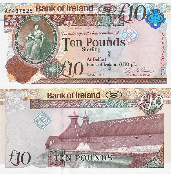 10 фунтов Северной Ирландии