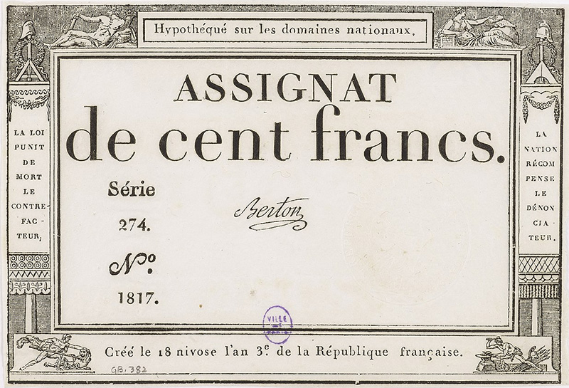 Первые франки (банкнота)
