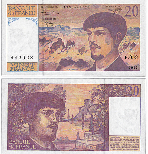 20 франков, Франция