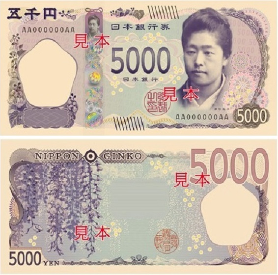 5000 иен 2024 года