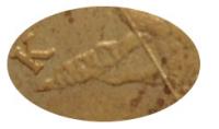 Деталь монеты 10 копеек 2001 года СП складки