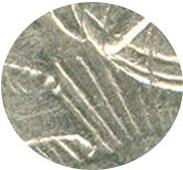 Деталь монеты полтинник 1924 года ТР земной шар выпуклый