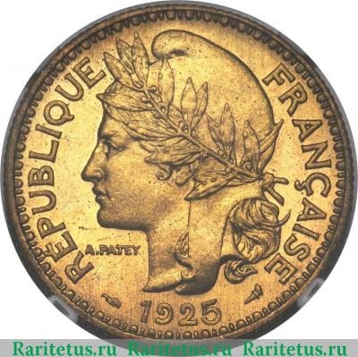 2 франка (francs) 1925 года   Камерун