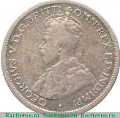 6 пенсов (pence) 1916 года   Австралия