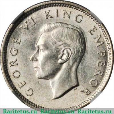 6 пенсов (pence) 1942 года   Новая Зеландия