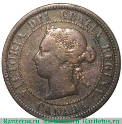 1 цент (cent) 1881 года   Канада