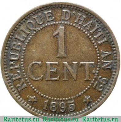 1 сантим (centime) 1895 года   Гаити