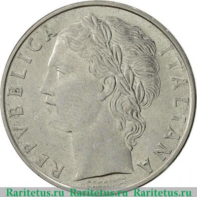 100 лир (lire) 1963 года   Италия