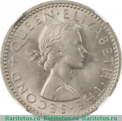 6 пенсов (pence) 1958 года   Новая Зеландия