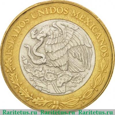 10 песо (pesos) 1997 года   Мексика