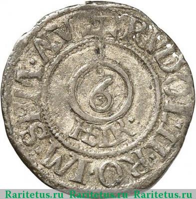 Реверс монеты кертлинг (körtling) 1579 года  