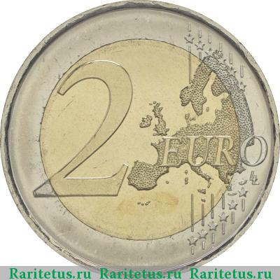 Реверс монеты 2 евро (euro) 2016 года  Сеговия Испания