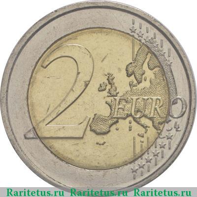 Реверс монеты 2 евро (euro) 2016 года  Пасхальное восстание Ирландия