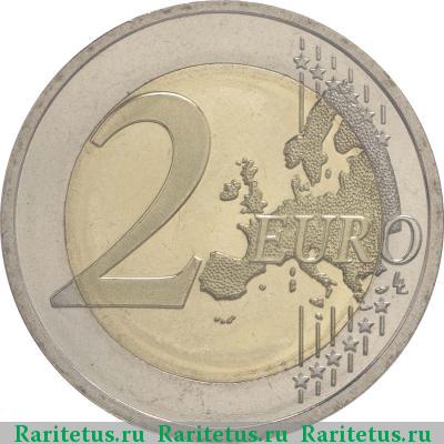 Реверс монеты 2 евро (euro) 2016 года  Пауль Керес Эстония
