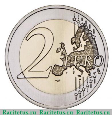 Реверс монеты 2 евро (euro) 2016 года  олимпийские игры Португалия