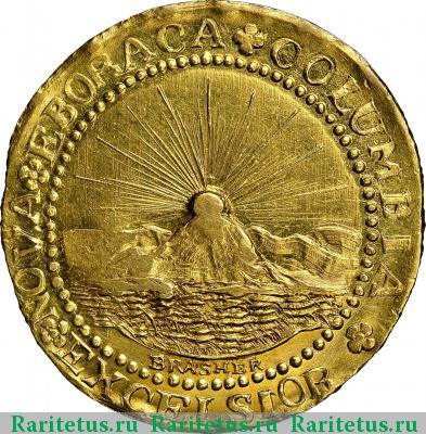 Реверс монеты дублон (Doubloon) 1787 года EB дублон Брашера