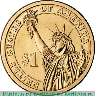 Реверс монеты 1 доллар (dollar) 2015 года P Кеннеди США