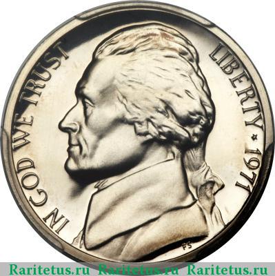 5 центов (cents) 1971 года  США