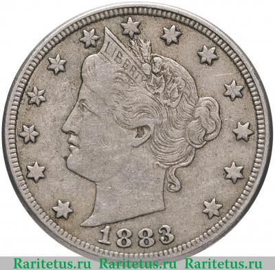 5 центов (cents) 1883 года  Liberty США