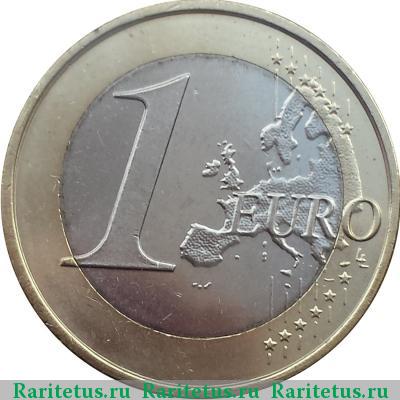 Реверс монеты 1 евро (euro) 2014 года  Андорра