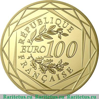 100 евро (euro) 2016 года  чемпионат Европы по футболу Франция