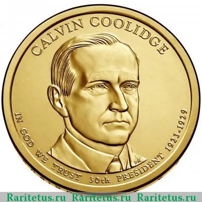 1 доллар (dollar) 2014 года P Кулидж США
