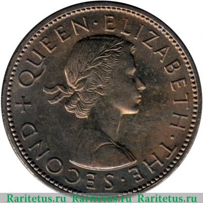2 шиллинга (florin, shillings) 1962 года   Новая Зеландия