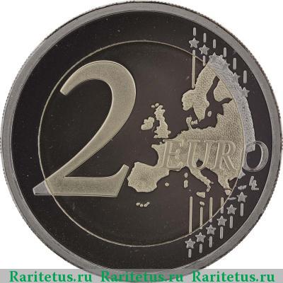 Реверс монеты 2 евро (euro) 2013 года  Беатрикс и Виллем-Александр Нидерланды