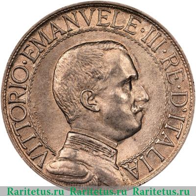 1 лира (lira) 1908 года   Италия