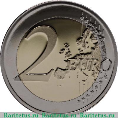 Реверс монеты 2 евро (euro) 2012 года  совет большинства Мальта
