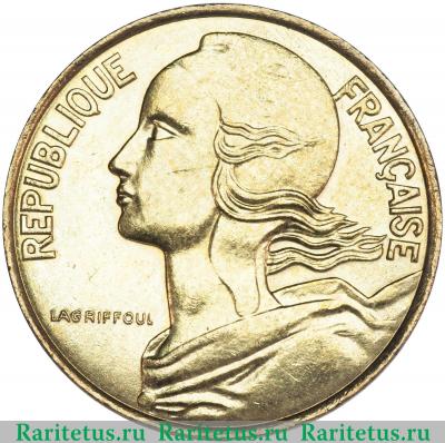 10 сантимов (centimes) 1997 года   Франция