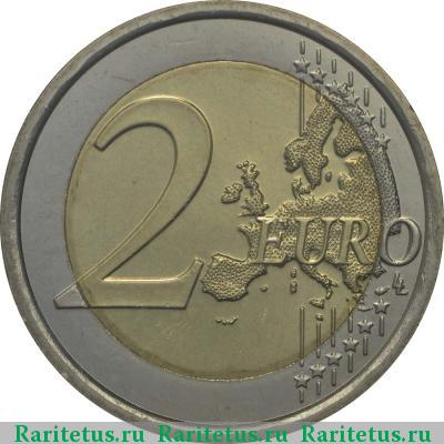 Реверс монеты 2 евро (euro) 2013 года  Пинтуриккьо Сан-Марино