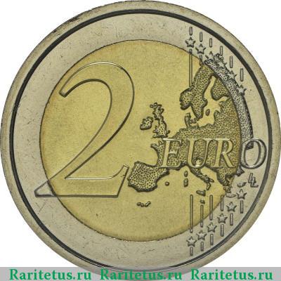 Реверс монеты 2 евро (euro) 2013 года  Джованни Боккаччо Италия