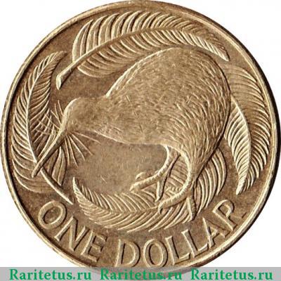 Реверс монеты 1 доллар (dollar) 2002 года  Новая Зеландия