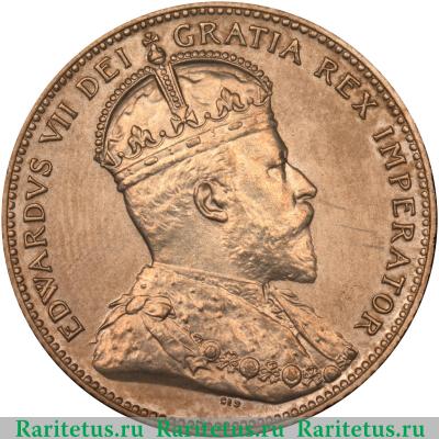 25 центов (квотер, cents) 1908 года   Канада