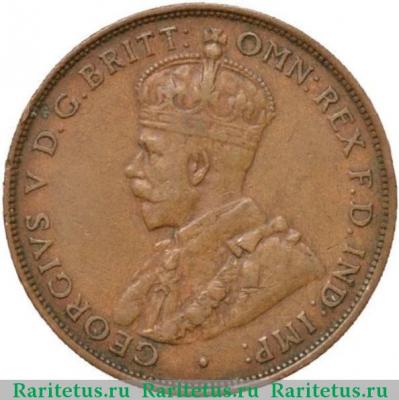 1 пенни (penny) 1934 года   Австралия