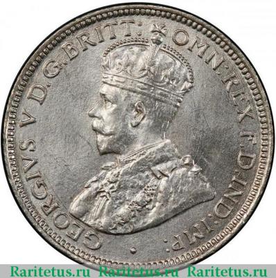 6 пенсов (pence) 1919 года   Британская Западная Африка