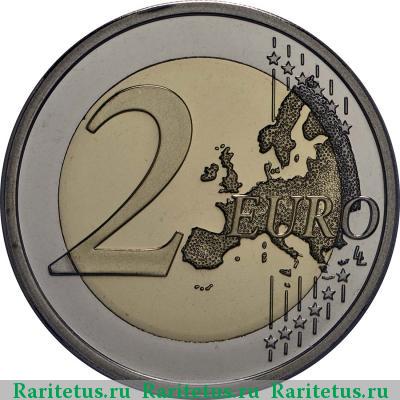 Реверс монеты 2 евро (euro) 2014 года  Туве Янссон Финляндия