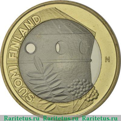 5 евро (euro) 2013 года  Саво Финляндия