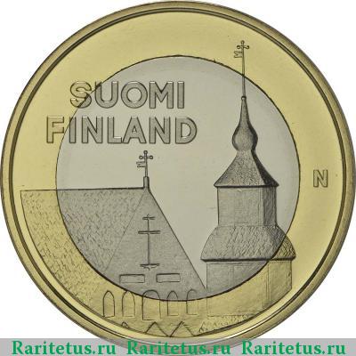 5 евро (euro) 2013 года  Хяме Финляндия