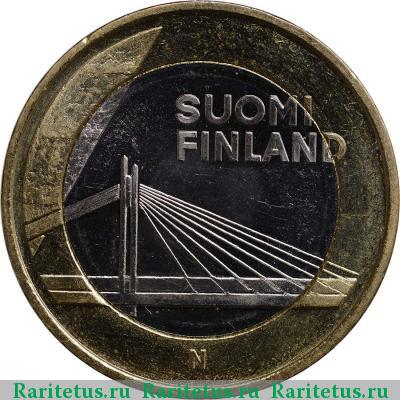 5 евро (euro) 2012 года  Лапландия Финляндия