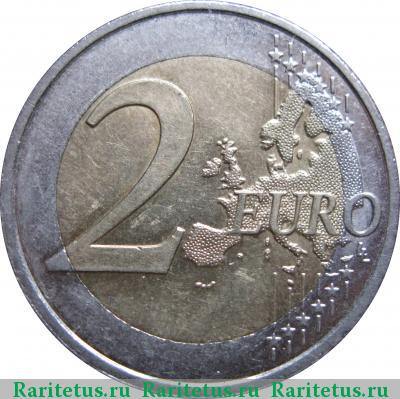 Реверс монеты 2 евро (euro) 2010 года  финская валюта Финляндия