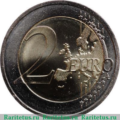Реверс монеты 2 евро (euro) 2011 года  фестиваль музыки Франция