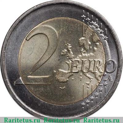 Реверс монеты 2 евро (euro) 2011 года  Фернан Пинту Португалия